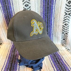 Oakland Athletics A's Black Adjustable Baseball Hat Cap Fan Favorite